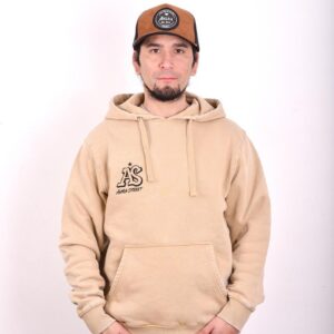 Polerón Hoodie Oversize 'Aura Street' - Beige Vintage