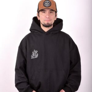 Polerón Hoodie Oversize 'Aura Street' - Black Minimalist Edition