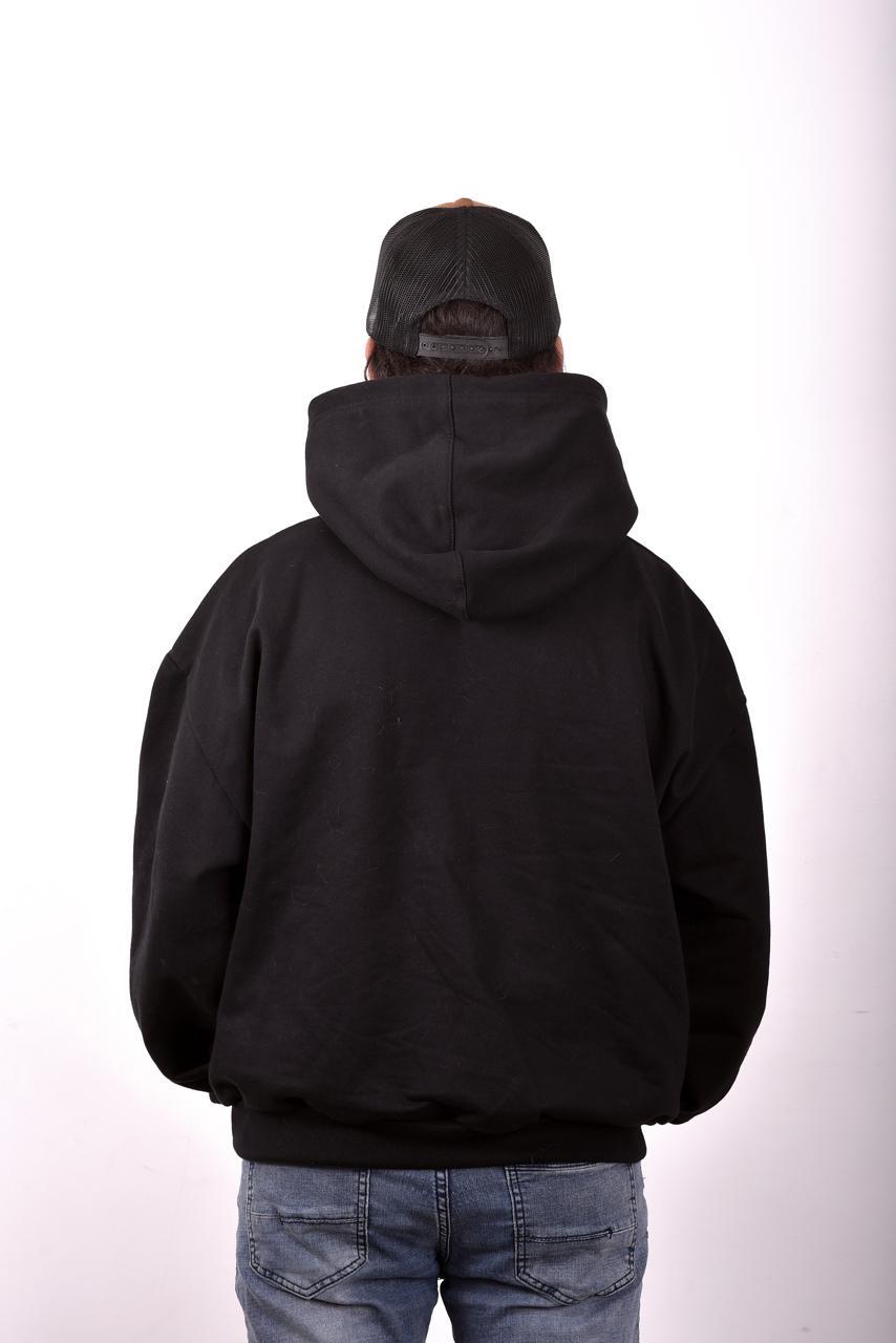 Polerón Hoodie Oversize 'Aura Street' - Black Minimalist Edition - Imagen 2